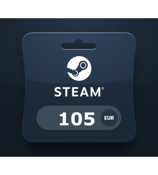 Steam Wallet Card €105 Activation Code Steam Key EUROPE